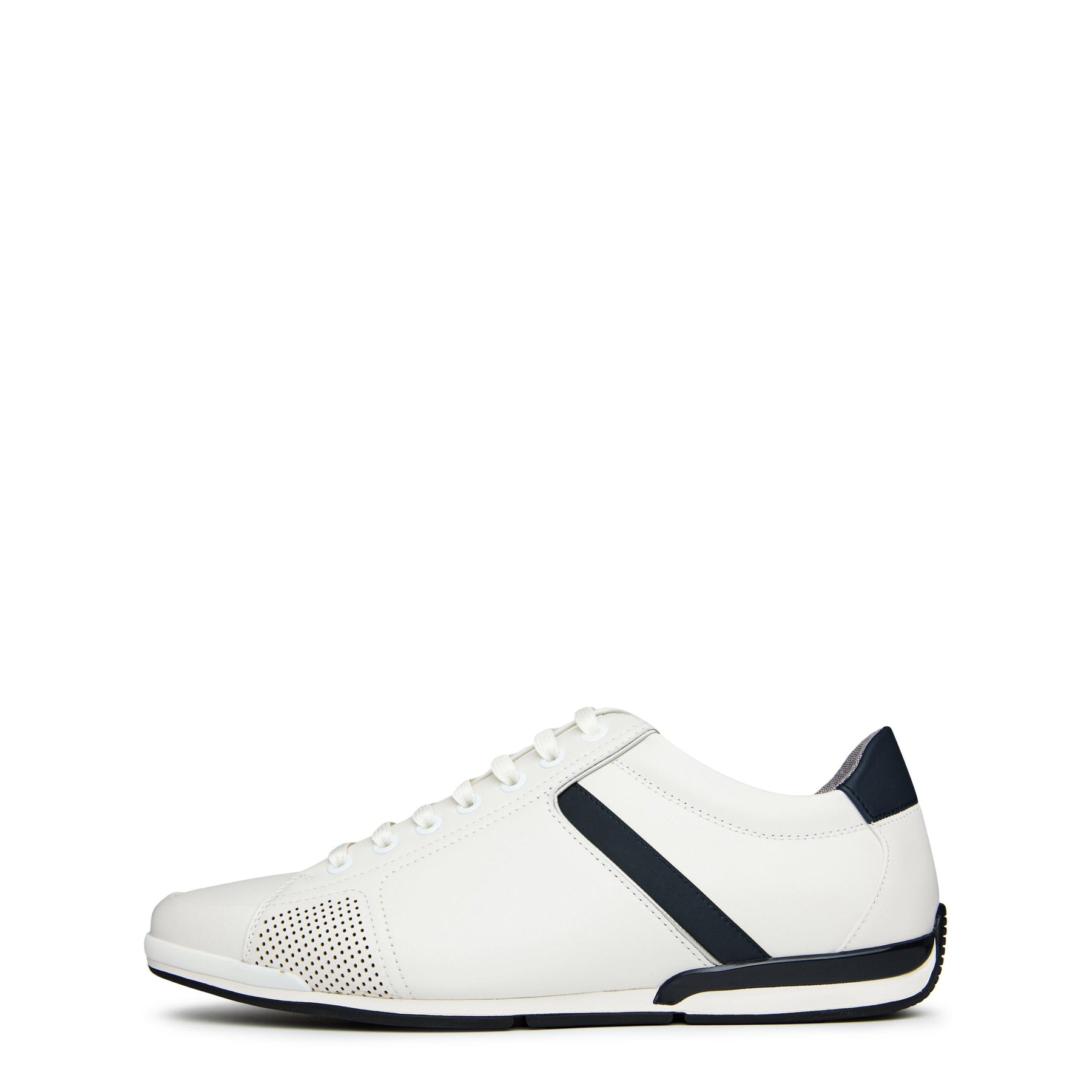 Men's Saturn Smooth Low Top Premium Leather Trainers