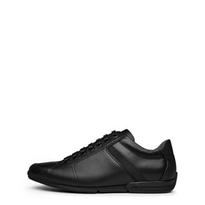 Men's Saturn Smooth Low Top Premium Leather Trainers