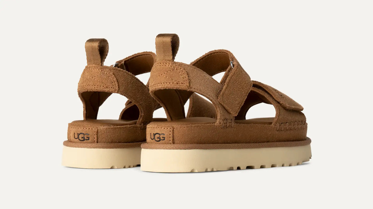 UGG® Goldenstar Sandal – Suede Platform Sandals with Adjustable Straps & Eco Footbed