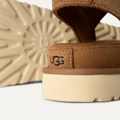 UGG® Goldenstar Sandal – Suede Platform Sandals with Adjustable Straps & Eco Footbed