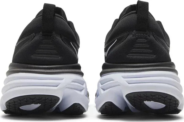 Hoka Bondi 8 Black White