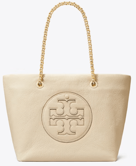 Tory Burch ELLA PATENT CHAIN TOTE - Bags | Shop From The Mirage