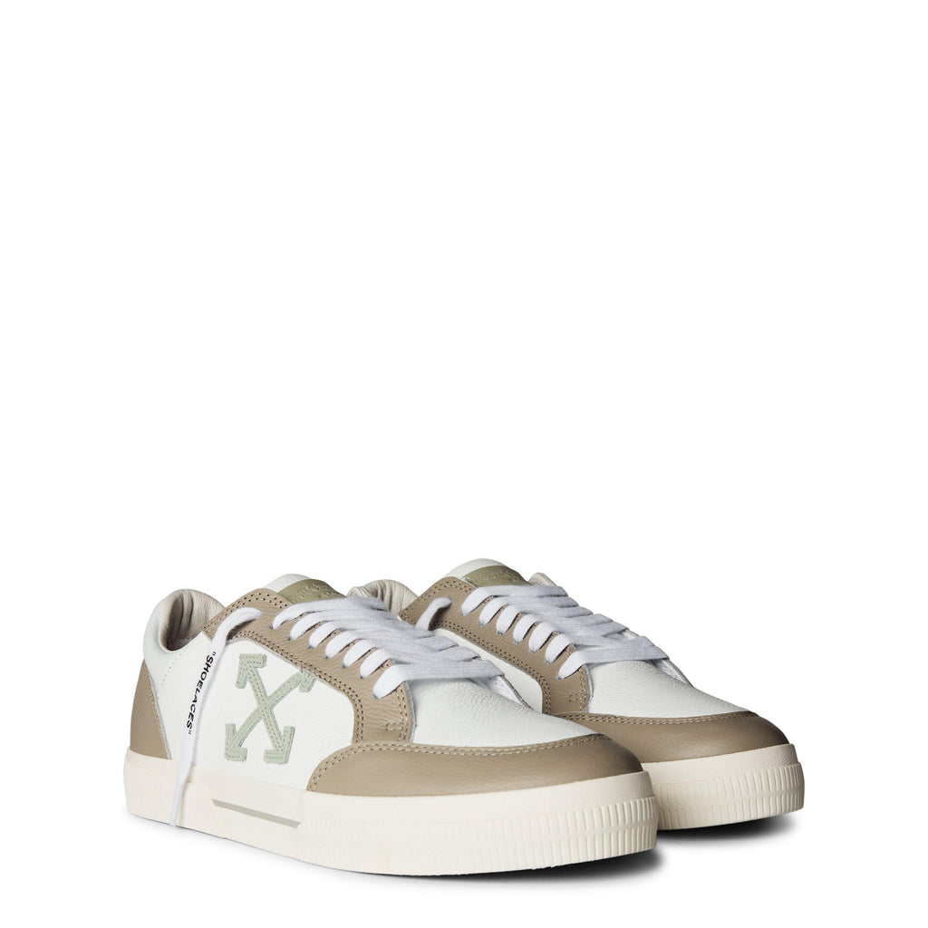 Vulcanised Leather Low-Top Trainers