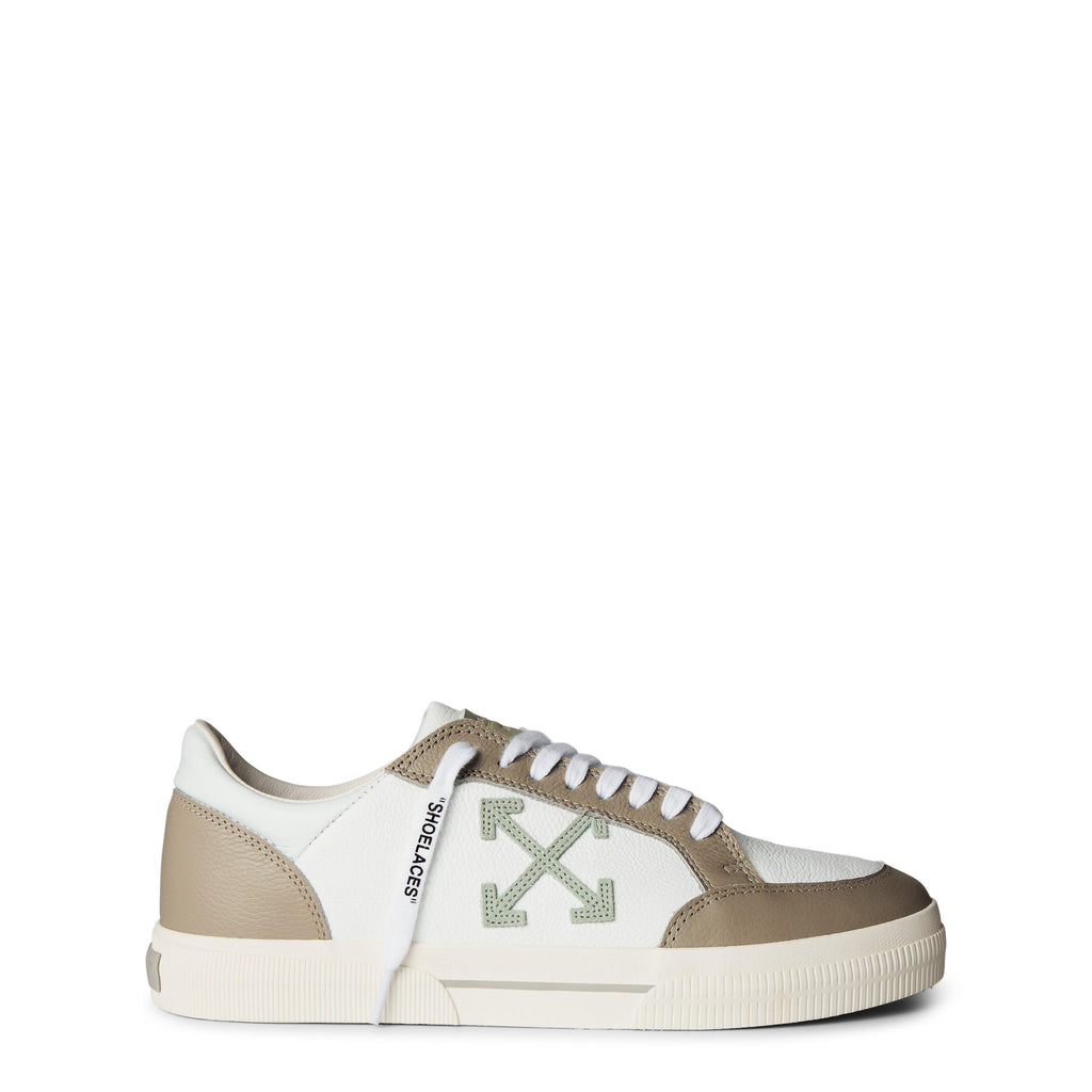Vulcanised Leather Low-Top Trainers