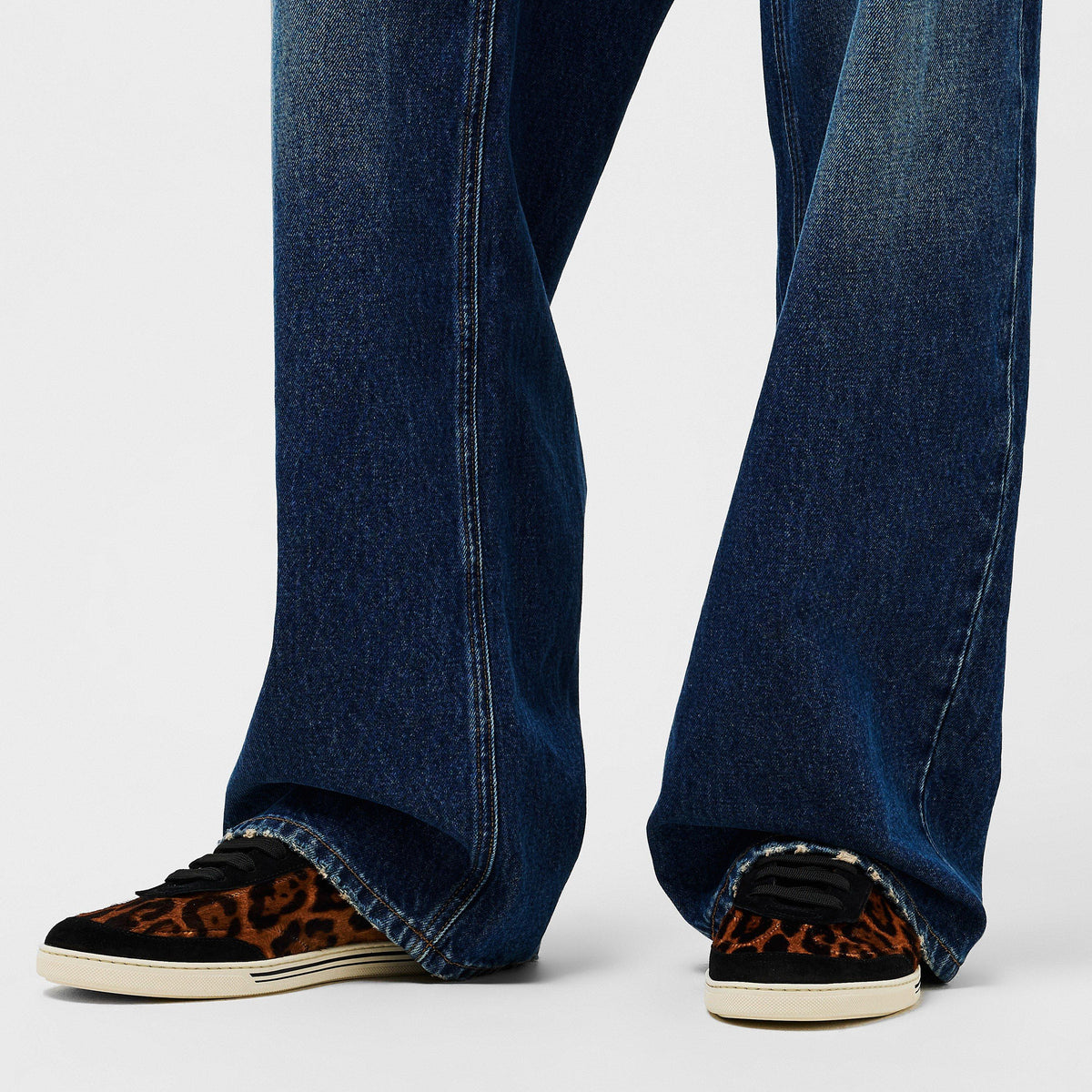 Leopard Print Low-Top Trainers