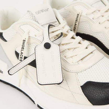Kick- Panelled Chunky Leather Lace Up Low-Top Trainers