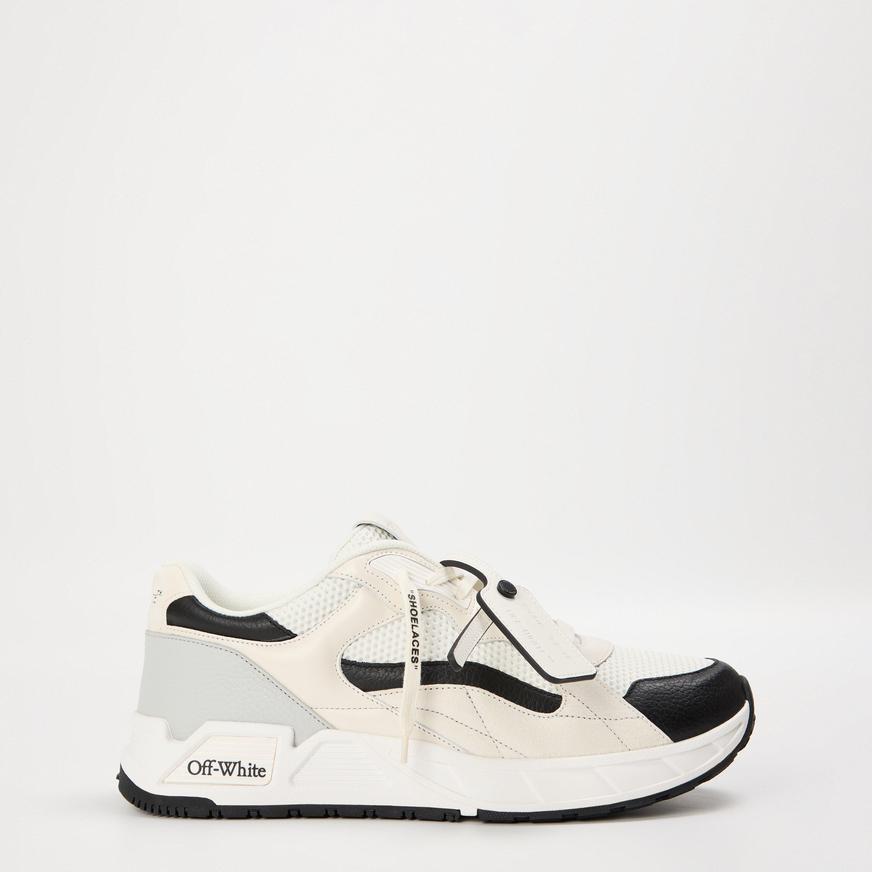 Kick- Panelled Chunky Leather Lace Up Low-Top Trainers