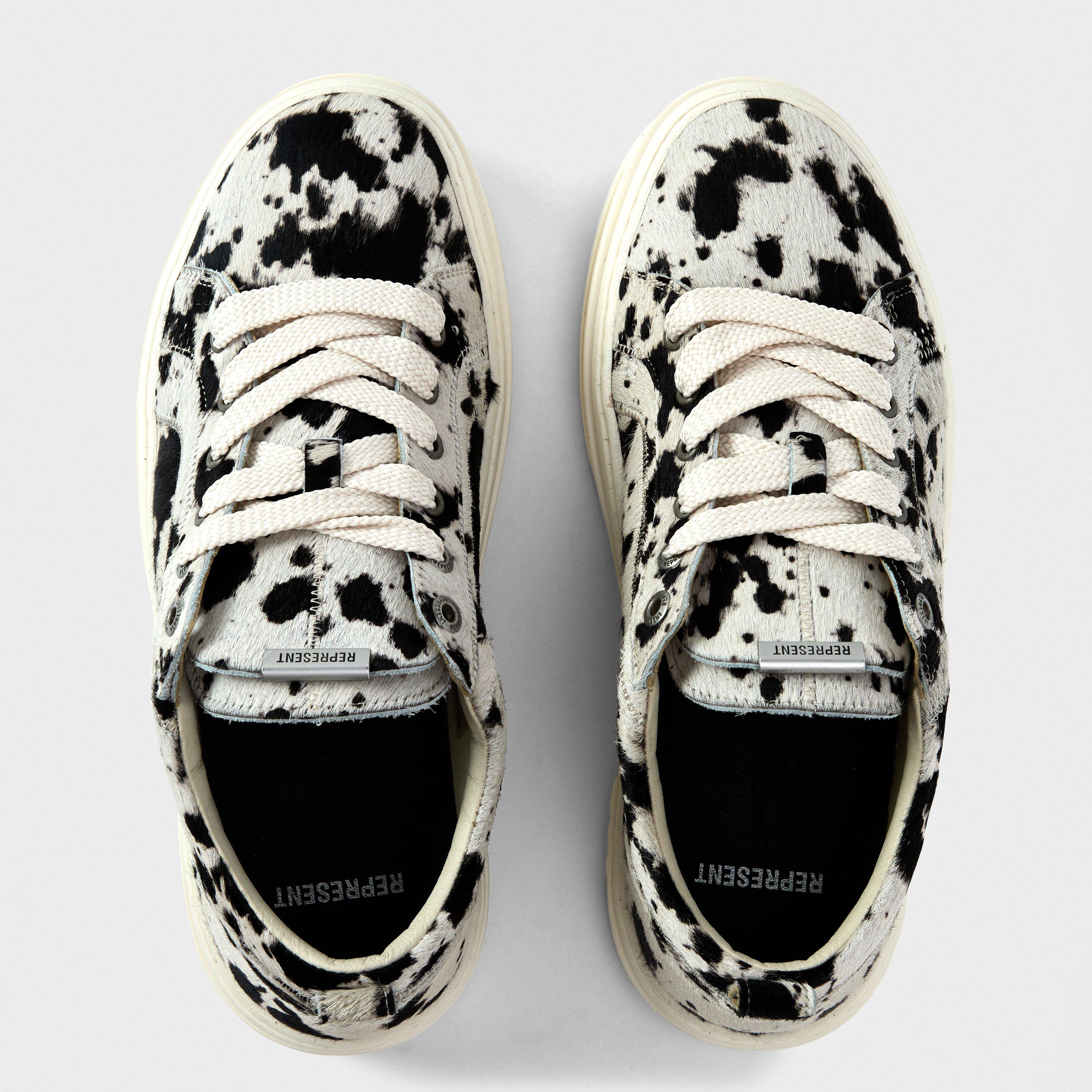 Men's Cowprint Low Trainers