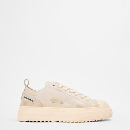 DSQ Leather Berlin Low-Top Trainers