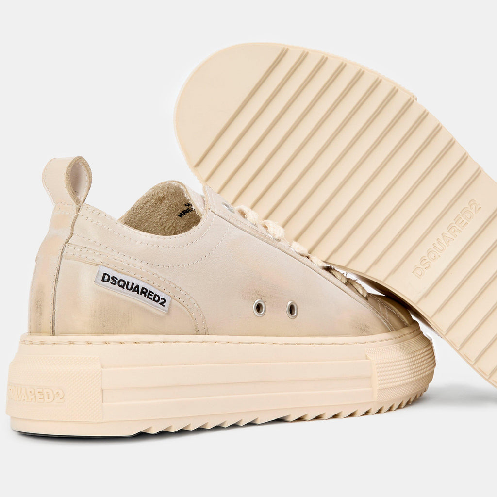 Men's DSQ Leather Berlin Low-Top Trainers