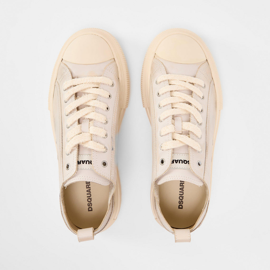 Men's DSQ Leather Berlin Low-Top Trainers