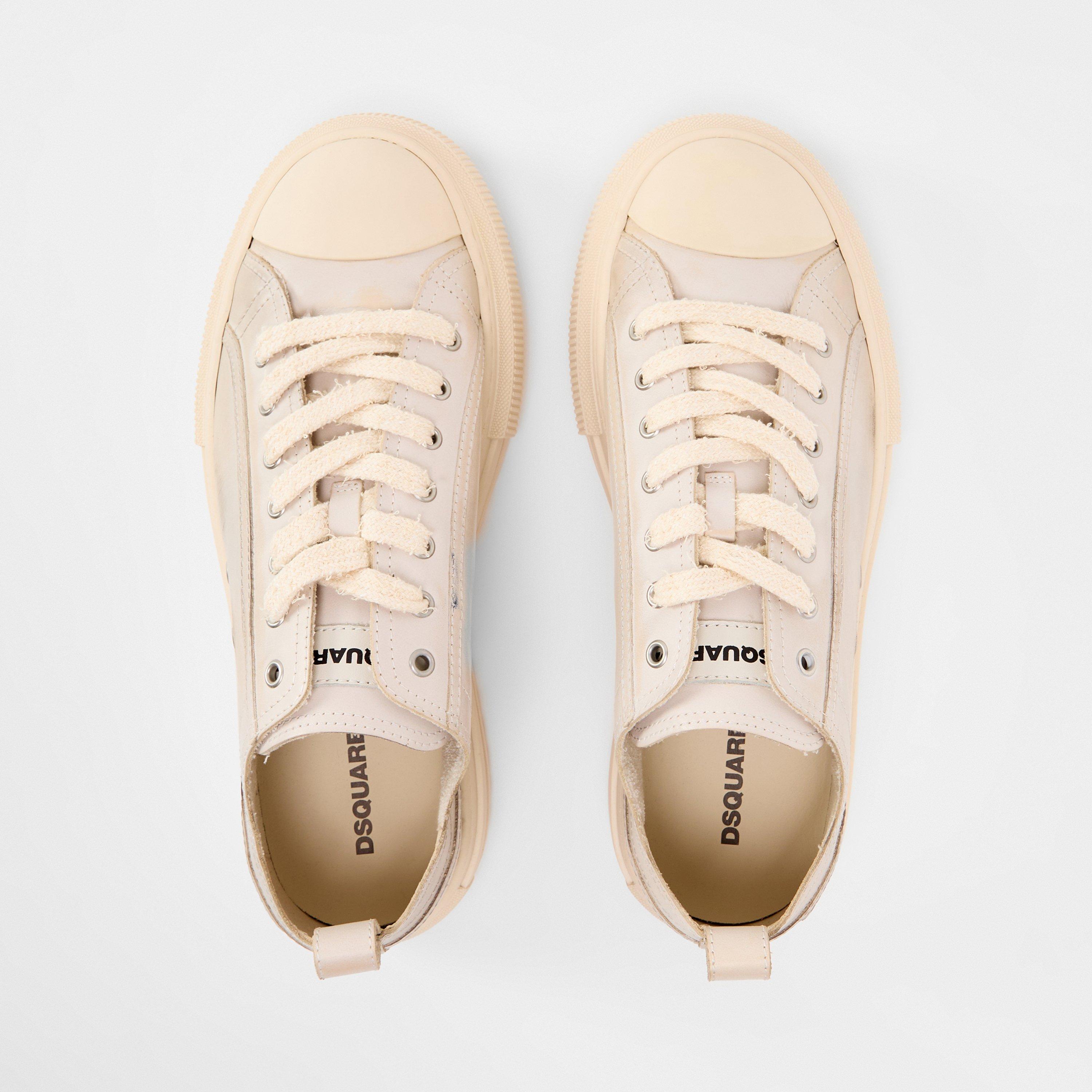 Men's DSQ Leather Berlin Low-Top Trainers