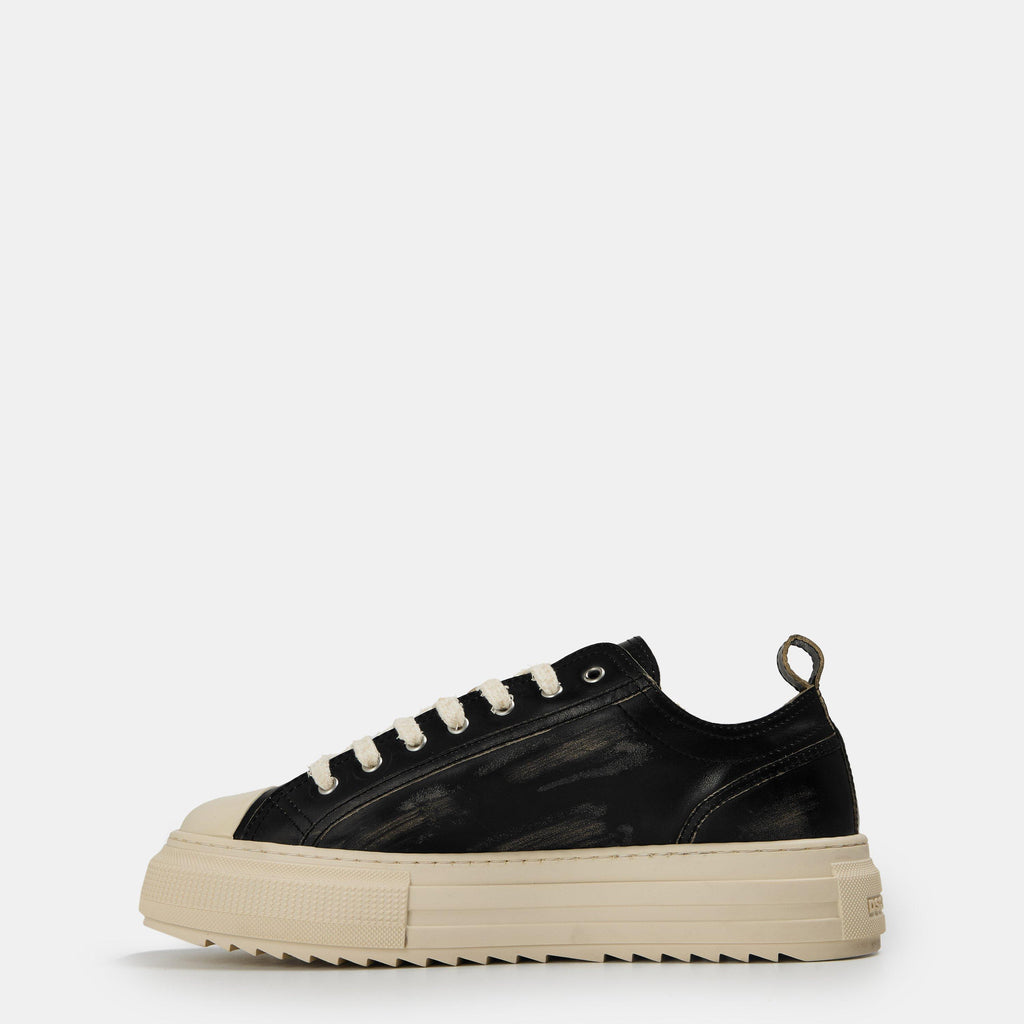 Men's DSQ Leather Berlin Low-Top Trainers