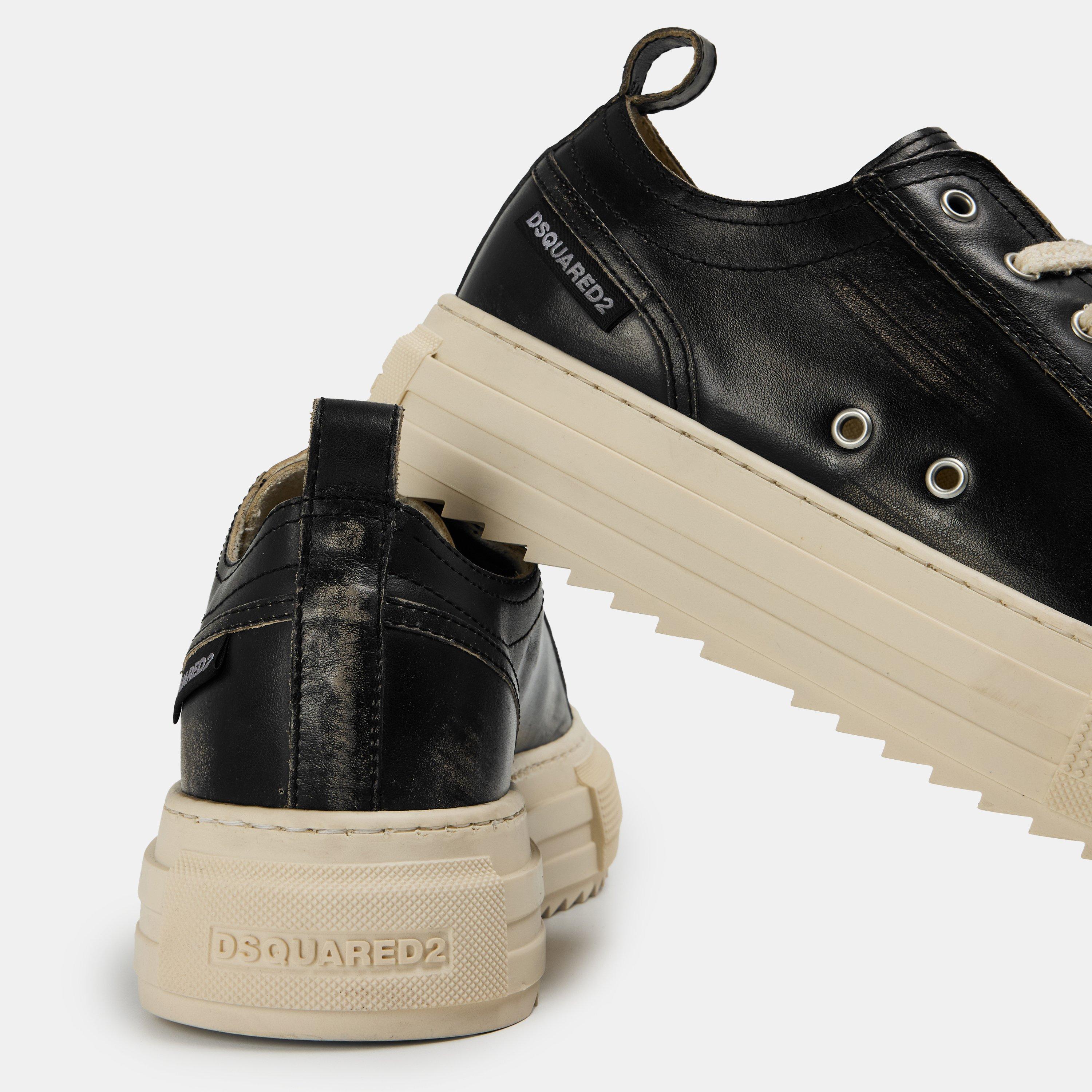 Men's DSQ Leather Berlin Low-Top Trainers