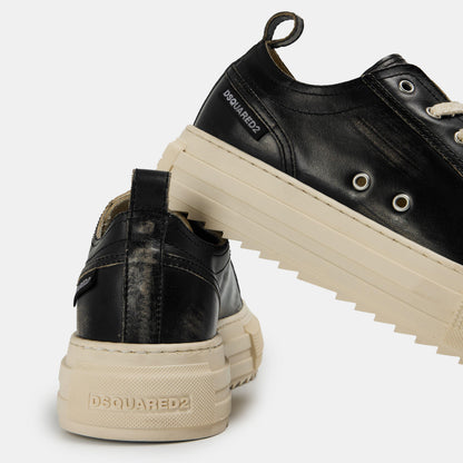 DSQ Leather Berlin Low-Top Trainers