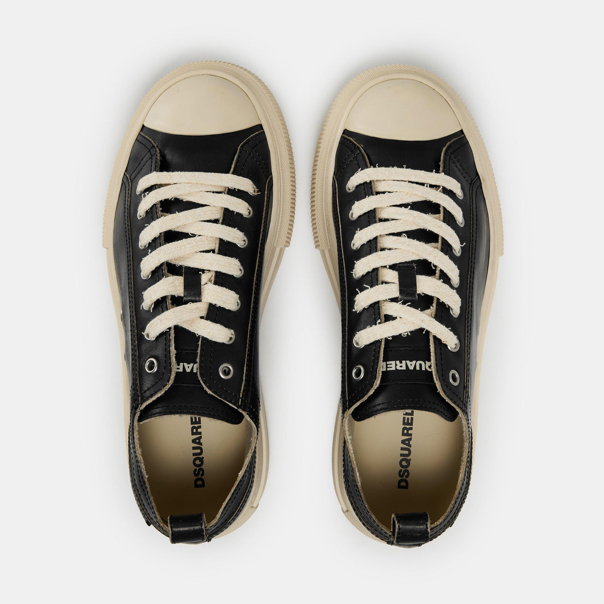 DSQ Leather Berlin Low-Top Trainers