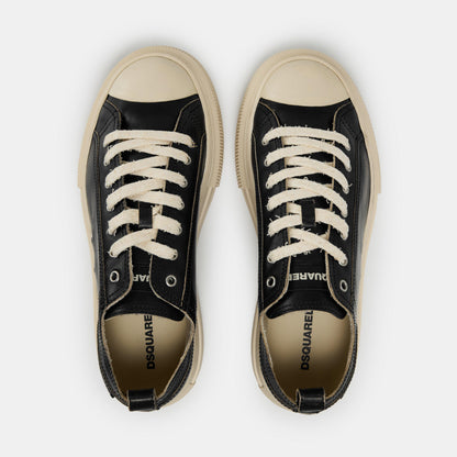 DSQ Leather Berlin Low-Top Trainers
