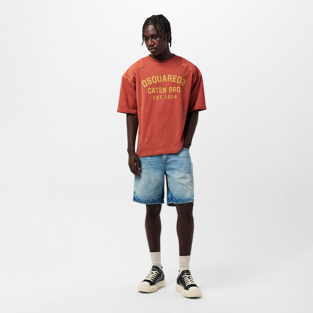 Men's DSQ Leather Berlin Low-Top Trainers