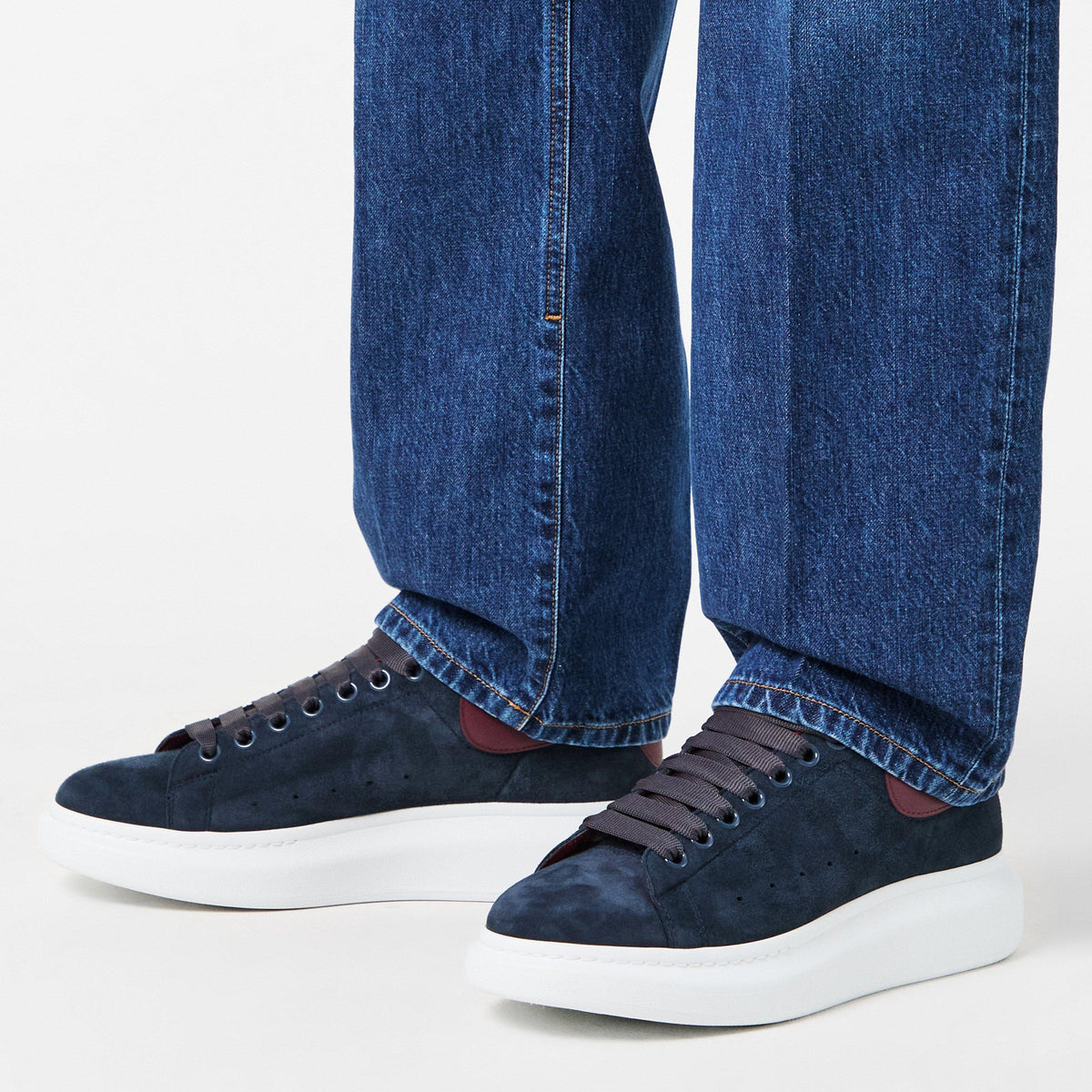 Oversized Leather Trainers