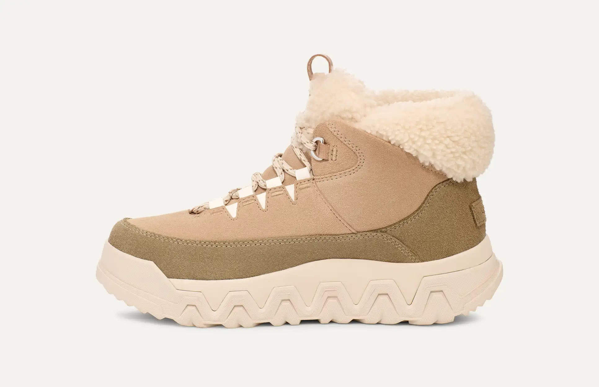 UGG® TerreTrail Cozy Lace Waterproof Boot – Recycled Faux-Fleece & Spider Rubber® Grip
