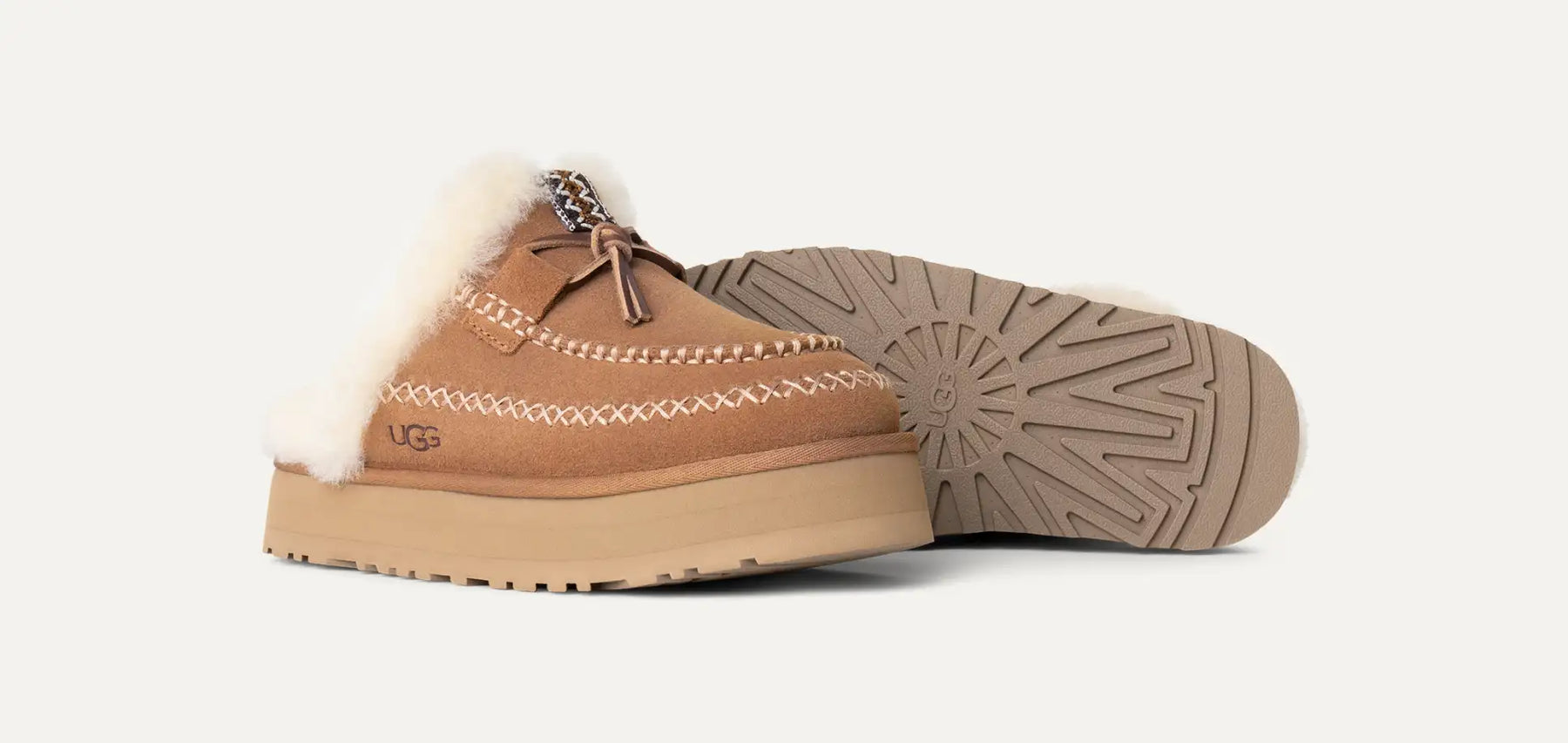 UGG® Disquette Alpine Slipper – Elevated Heritage with Sheepskin Comfort