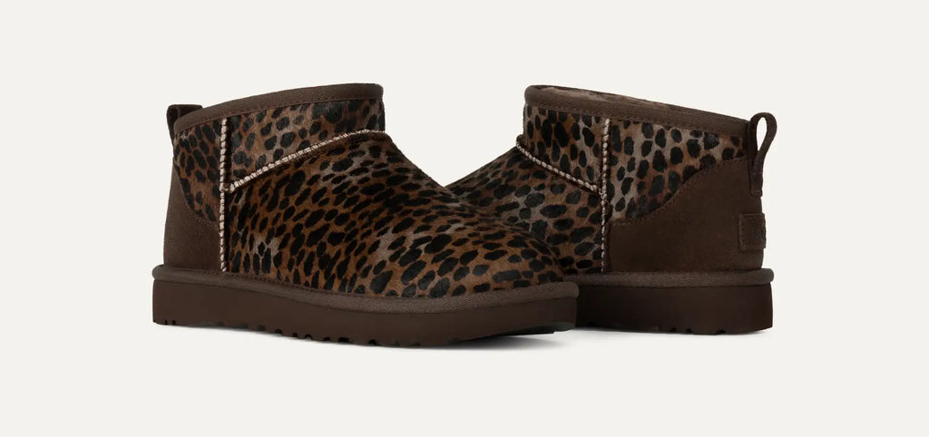 UGG® Classic Ultra Mini Caspian – Calf Hair Boots with Nature-Inspired Print & UGGplush™ Lining
