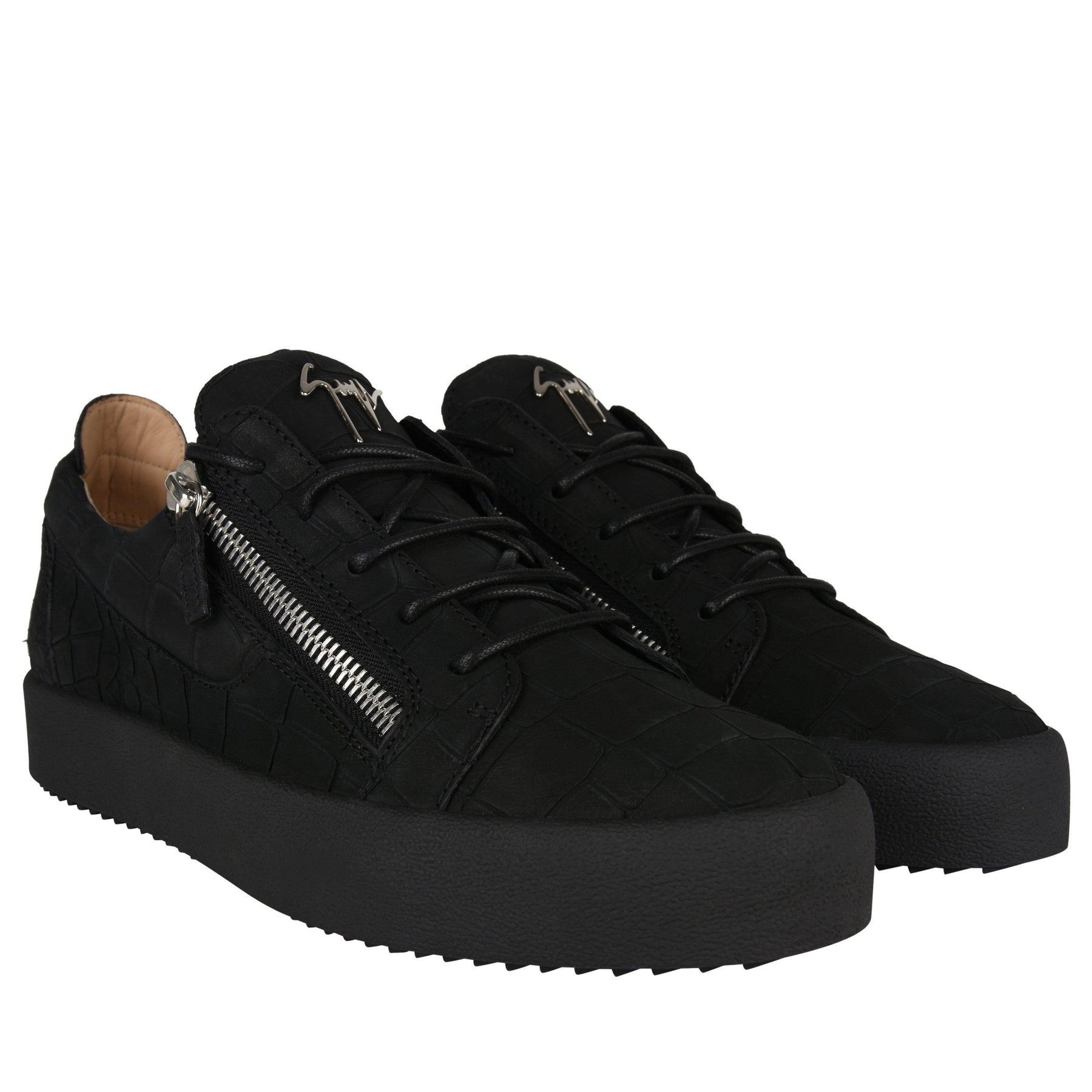 Matte Crocodile Effect May Trainers