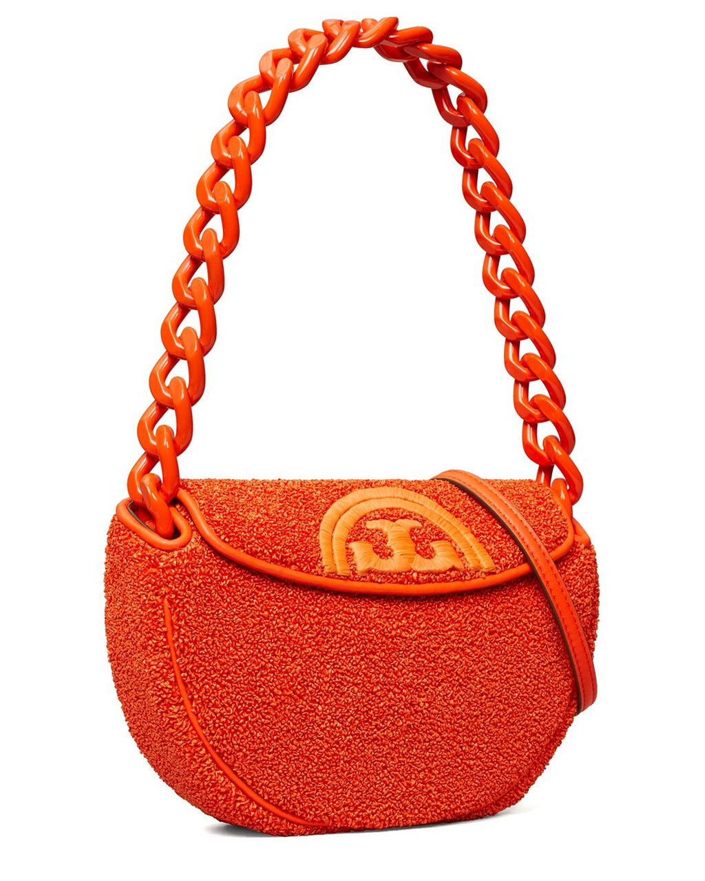 Tory Burch Tory Burch Fleming Raffia Crescent Bag - Bags | Shop From The Mirage
