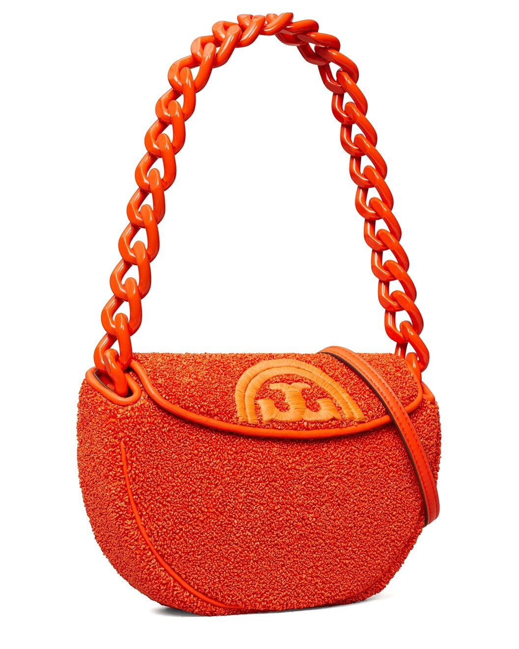 Tory Burch Tory Burch Fleming Raffia Crescent Bag - Bags | Shop From The Mirage