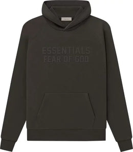 Fear of God Essentials Hoodie SS23 'Off Black'