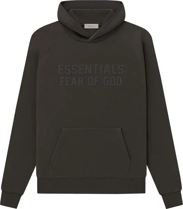 Fear of God Essentials Hoodie SS23 'Off Black'
