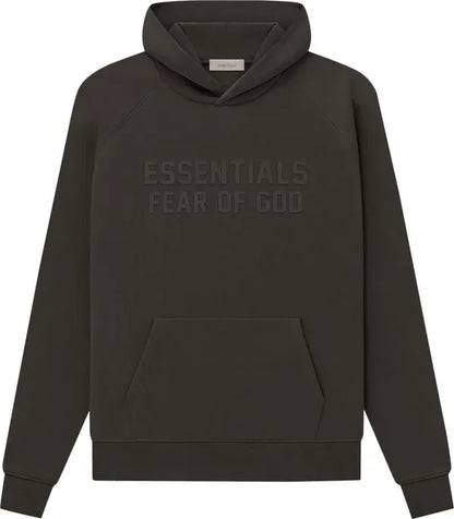 Fear of God Essentials Hoodie SS23 'Off Black'