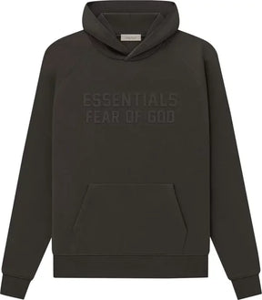 Fear of God Essentials Hoodie SS23 'Off Black'