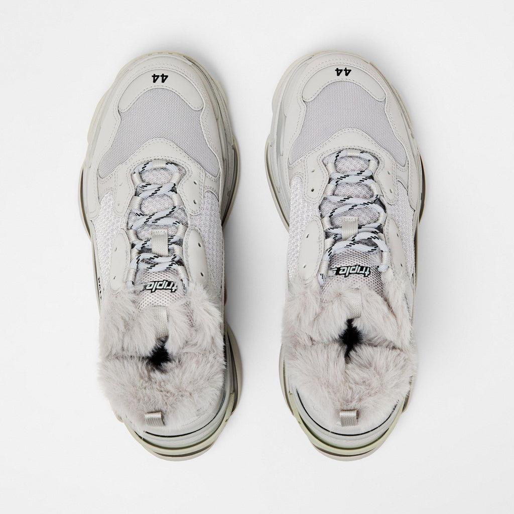 Men's Triple S Fake Fur Runners
