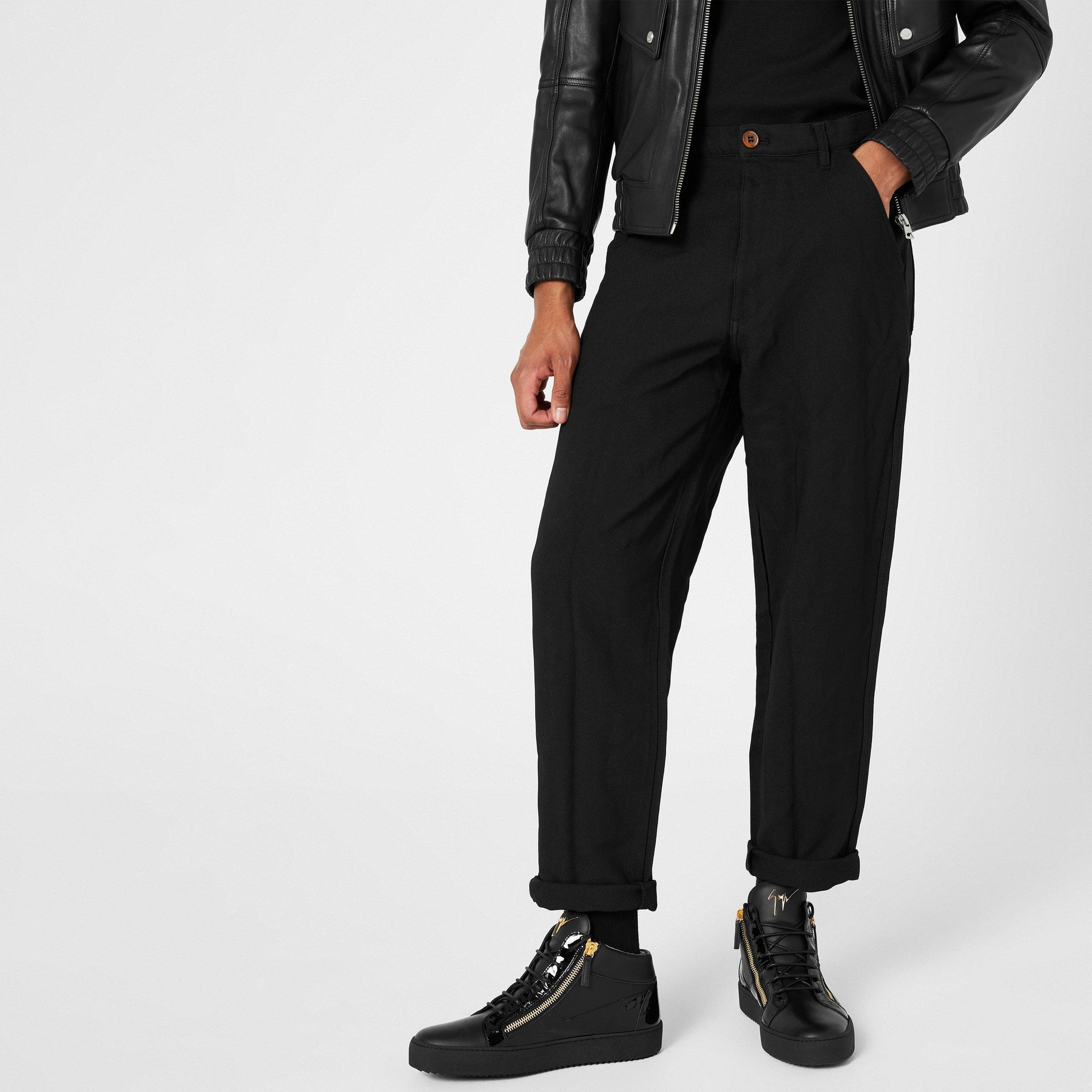 May Patent High Top Top Trainers