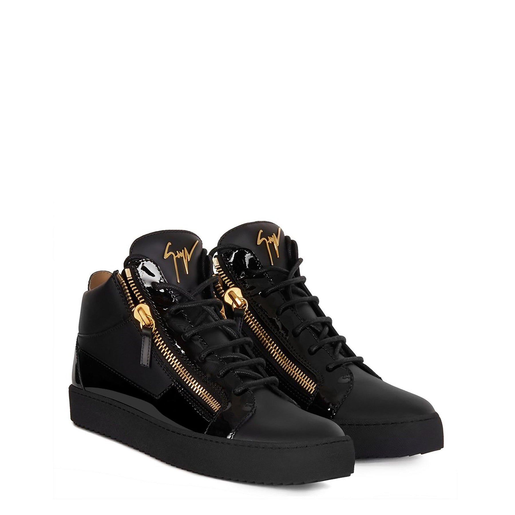 May Patent High Top Top Trainers