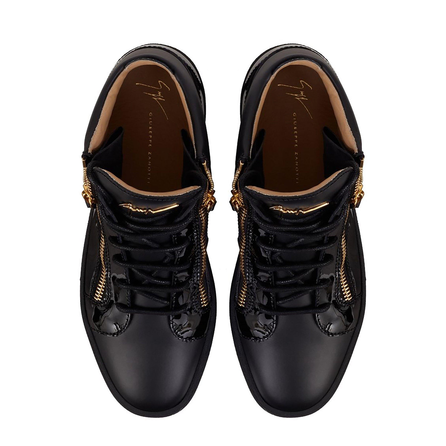 May Patent High Top Top Trainers