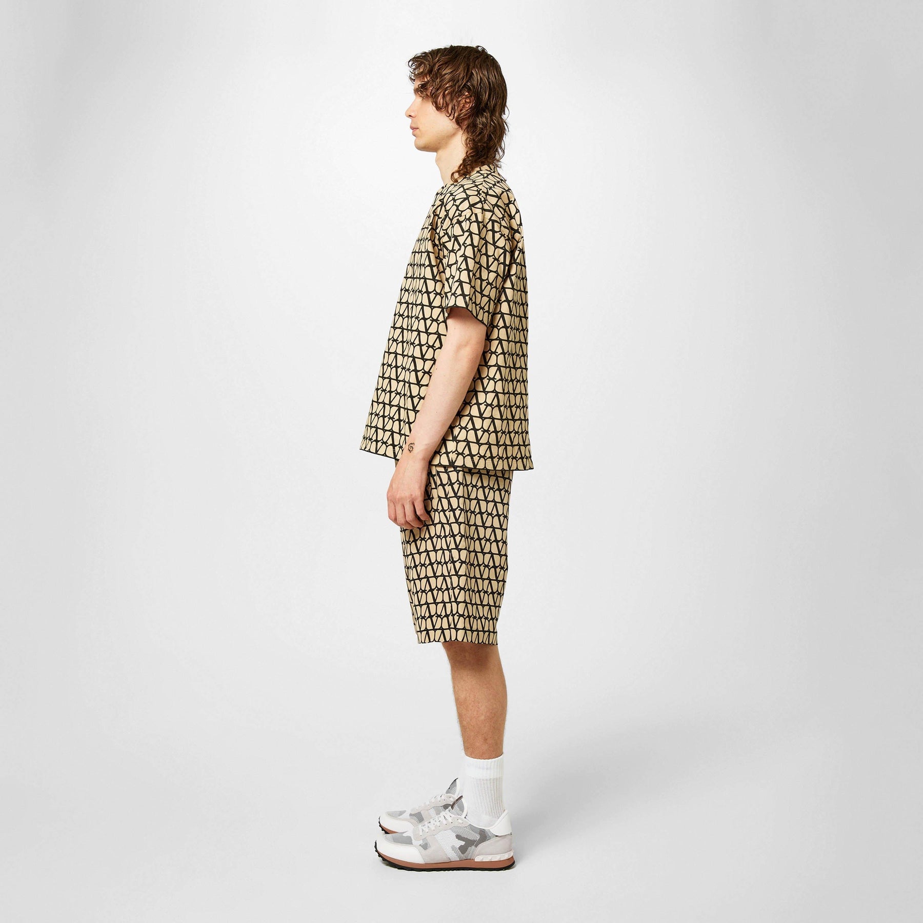 Mesh Camouflage Rockrunner Sneakers