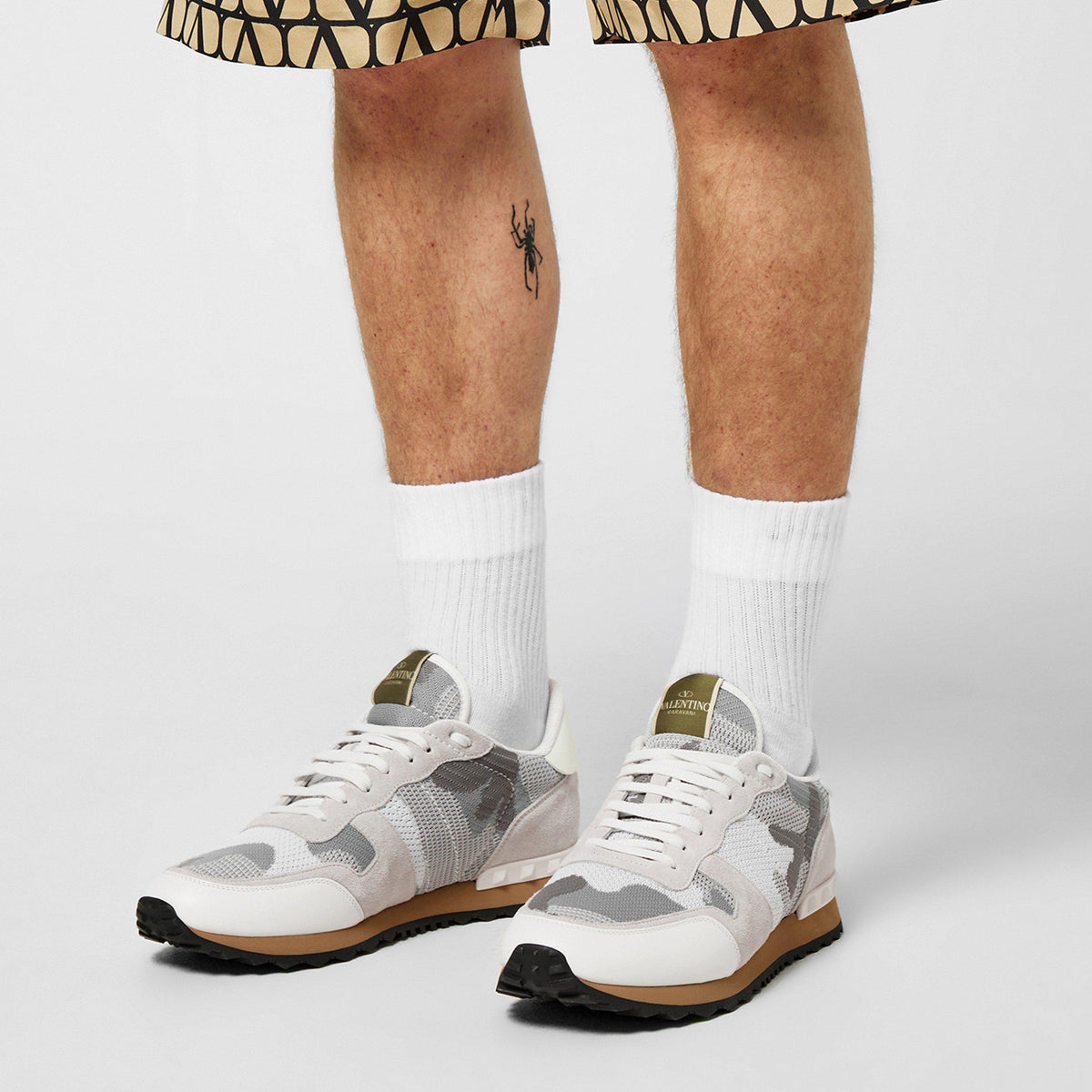 Mesh Camouflage Rockrunner Sneakers