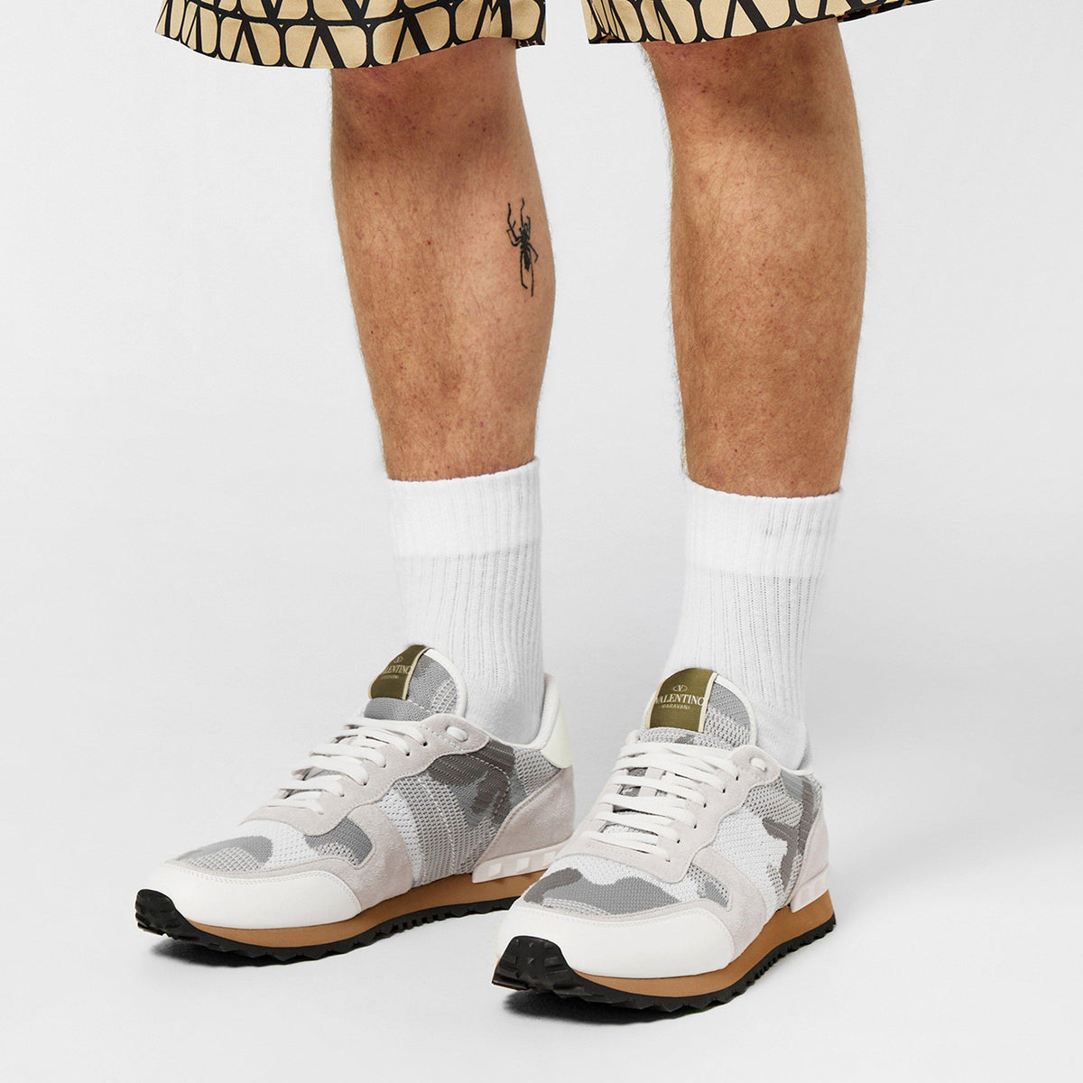 Mesh Camouflage Rockrunner Sneakers