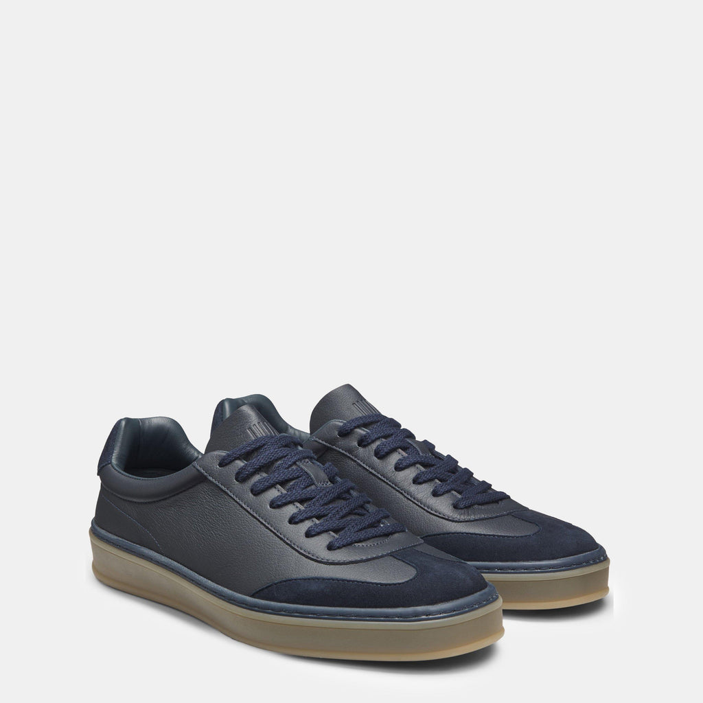 Men's HBB Zarek Suede Double Breasted Design Trainers