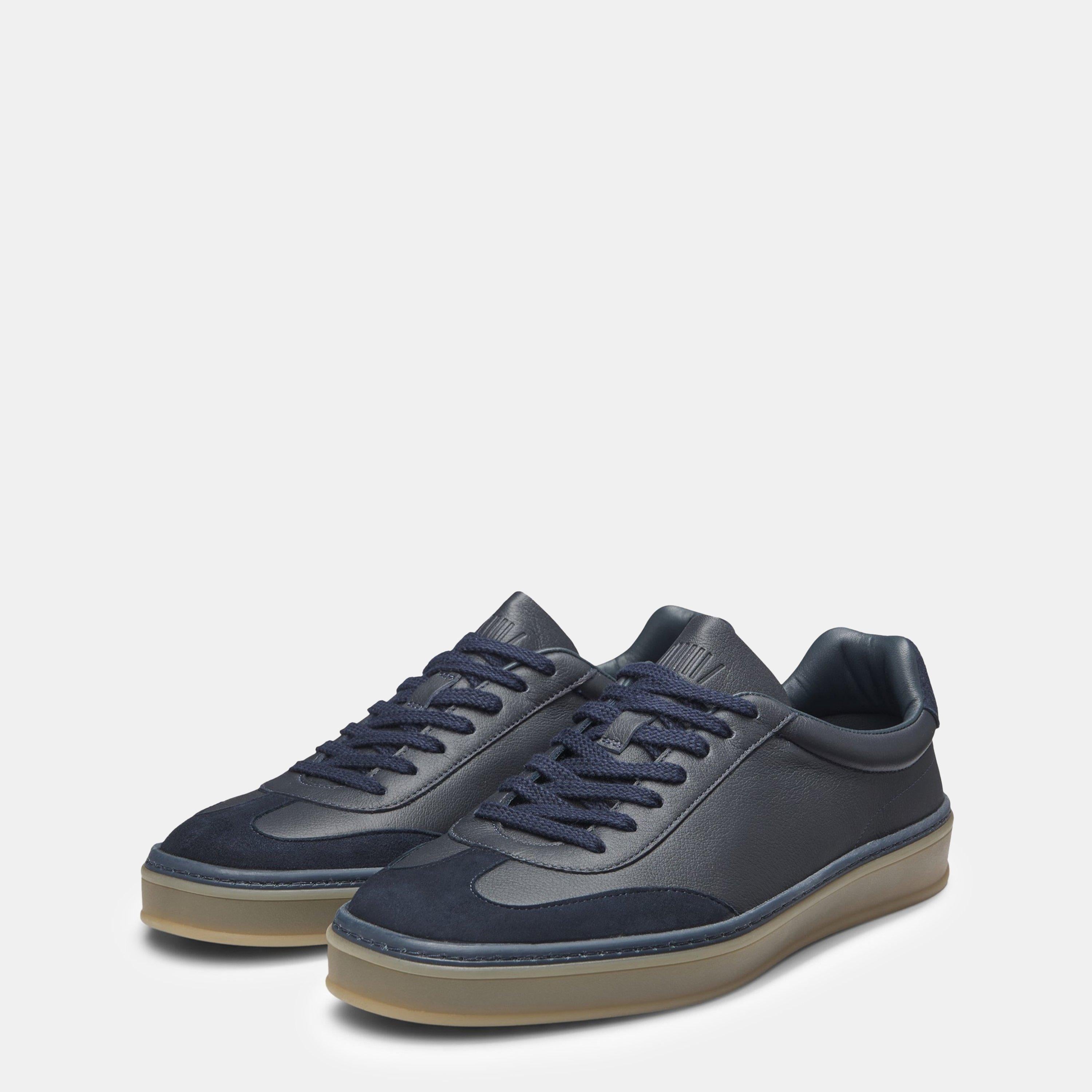 Men's HBB Zarek Suede Double Breasted Design Trainers