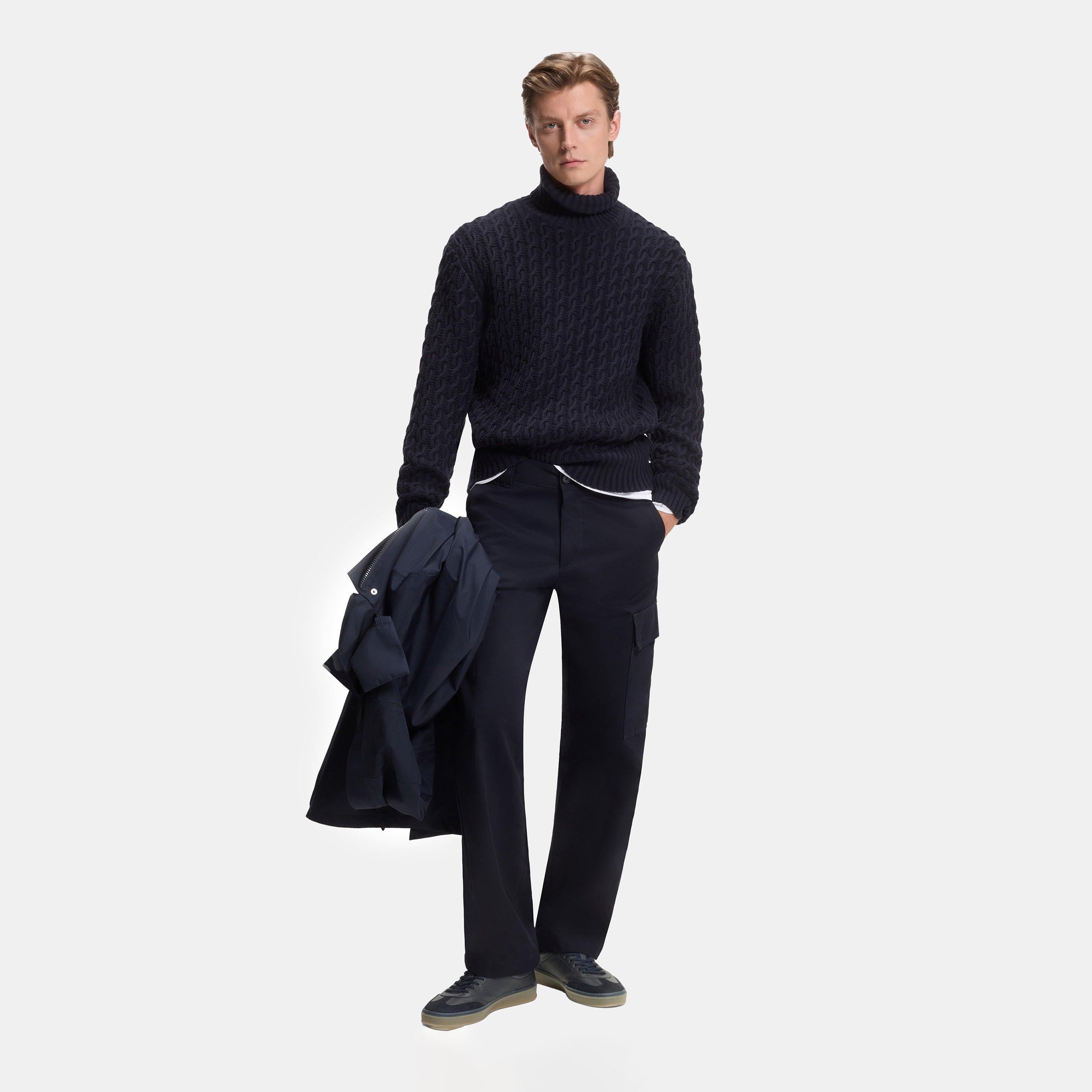 Men's HBB Zarek Suede Double Breasted Design Trainers