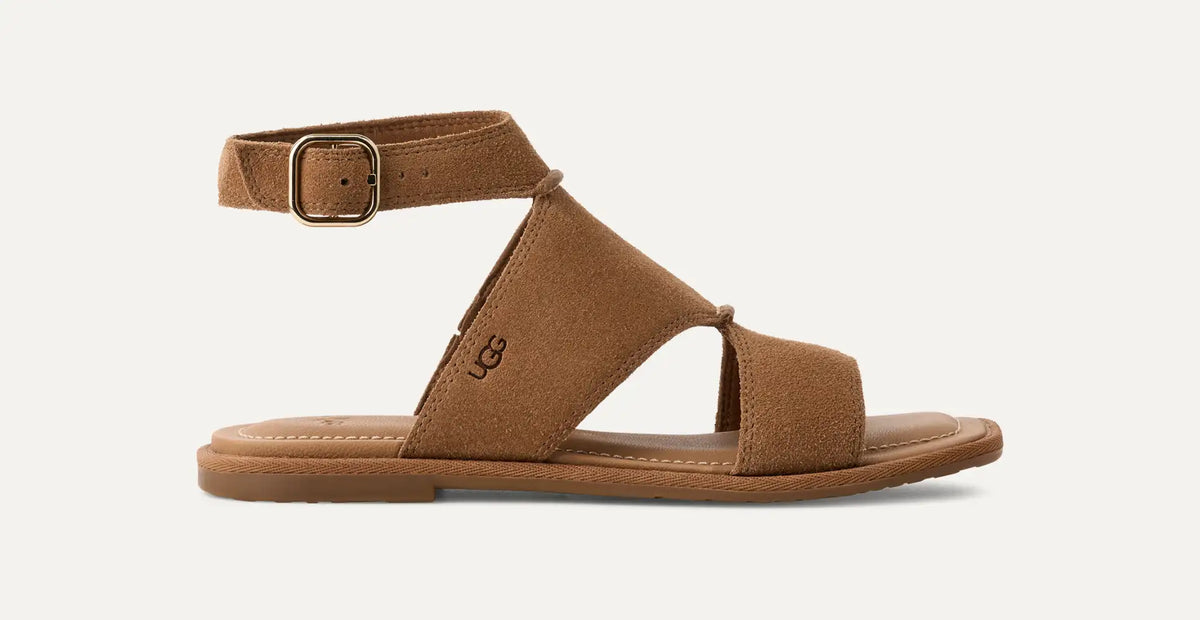 UGG® Delray Suede Cutout Sandal – Chic Style with Luxe Comfort
