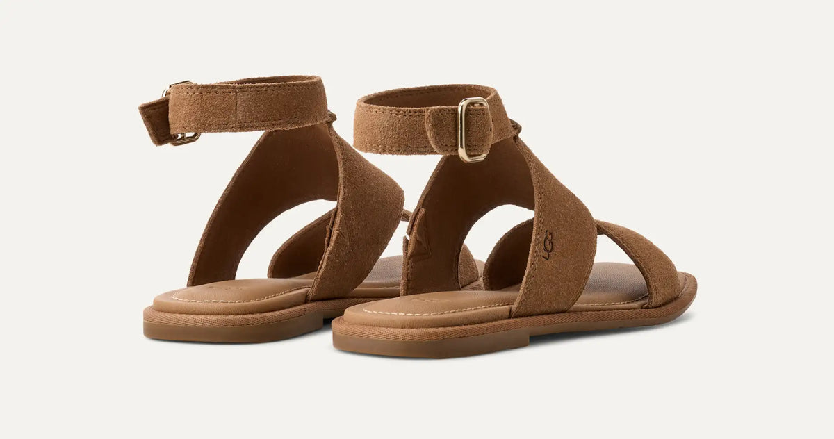 UGG® Delray Suede Cutout Sandal – Chic Style with Luxe Comfort