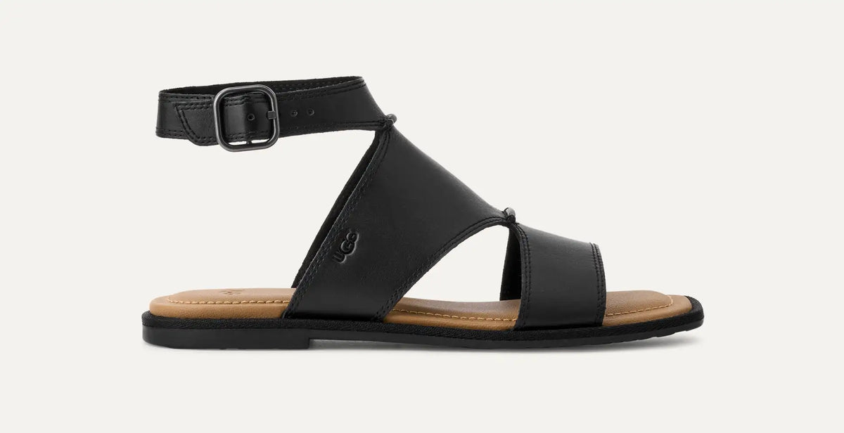 UGG® Delray Leather Sandal – Where Elegance Meets Effortless Ease