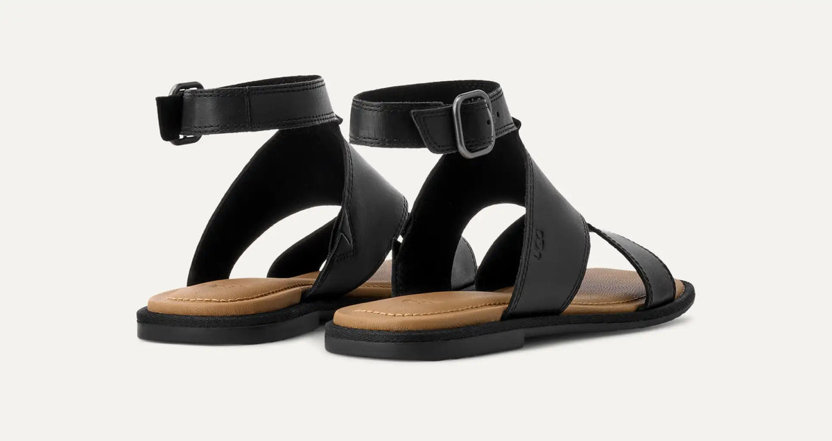 UGG® Delray Leather Sandal – Where Elegance Meets Effortless Ease