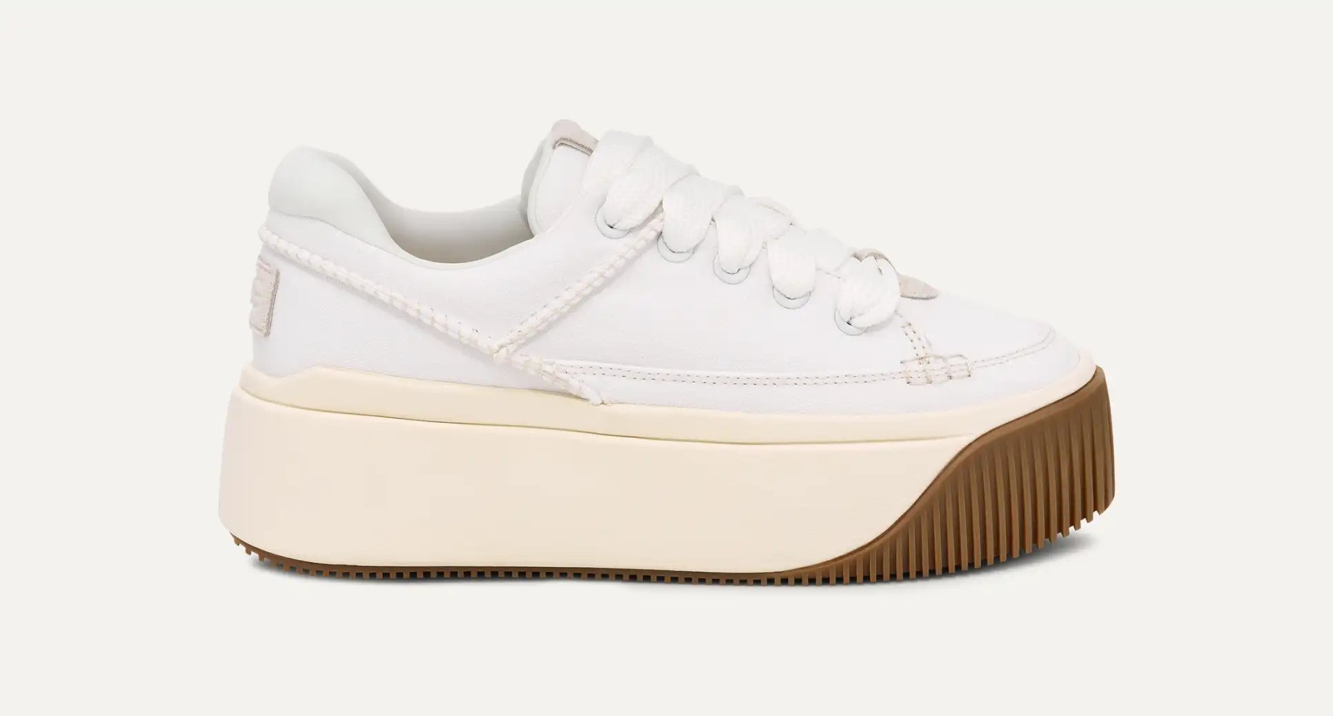 UGG® EZ-Duzzit Essential Lace Up – Regenerative Cotton Platform Sneakers