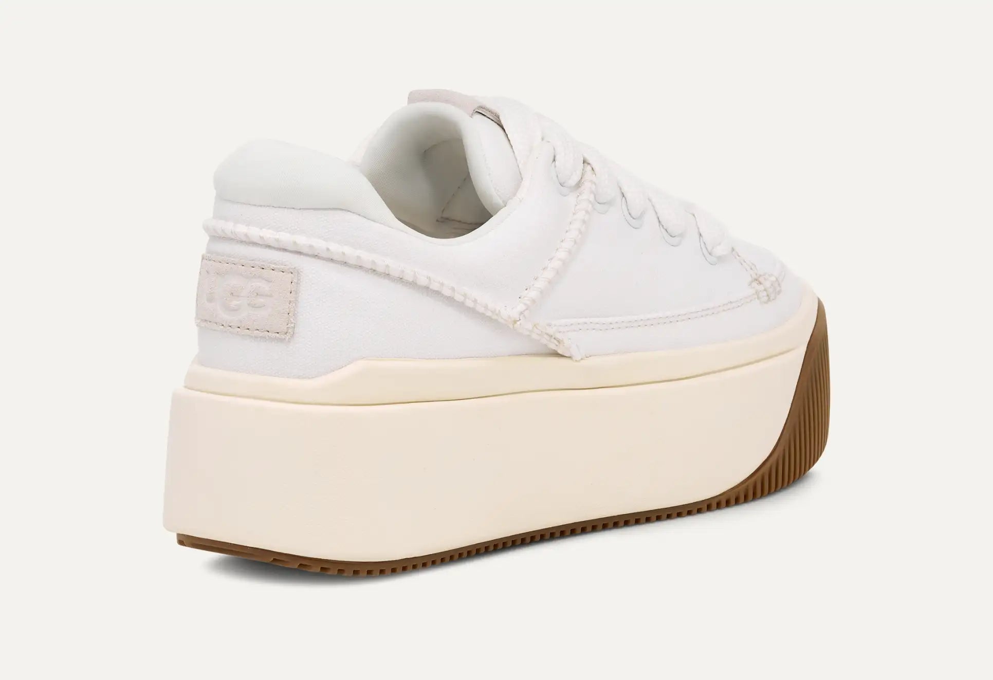 UGG® EZ-Duzzit Essential Lace Up – Regenerative Cotton Platform Sneakers