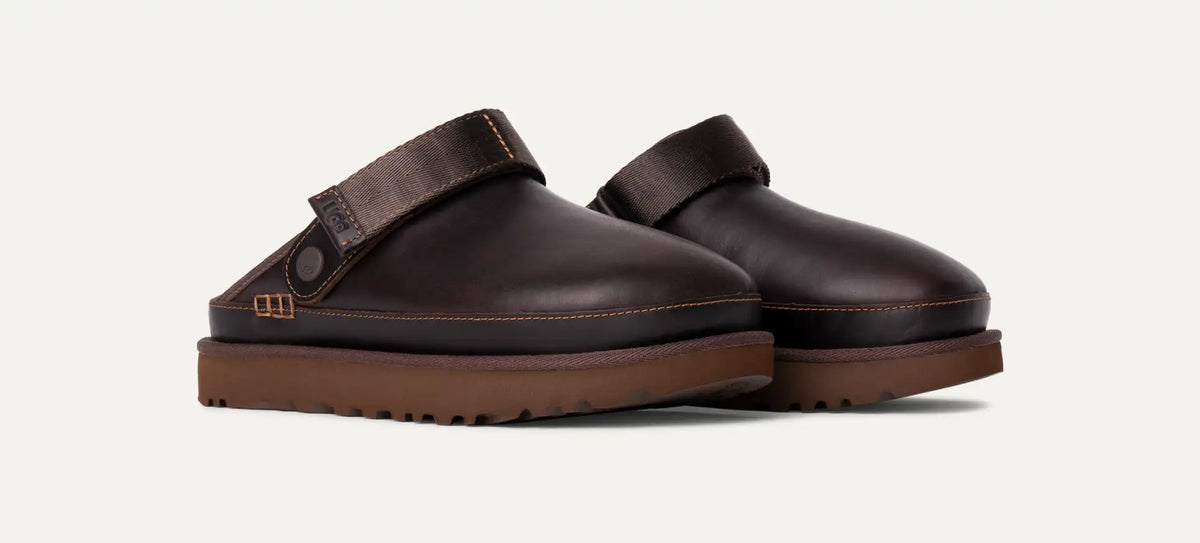 UGG® Goldenstar Clog – Regenerative Leather Clog with Swivel Heel Strap & Eco Comfort